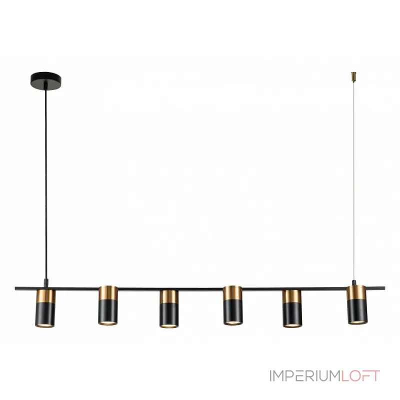 Подвесной светильник Indigo Liberta 11014/6P Black от ImperiumLoft