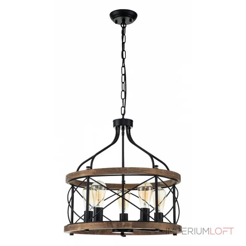 Подвесная люстра Indigo Camino 10017/5P Black