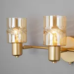 Бра Eurosvet Ansa 20120/3 перламутровое золото Цвет плафонов янтарный Цвет арматуры золото от ImperiumLoft