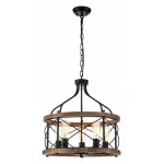 Подвесная люстра Indigo Camino 10017/5P Black