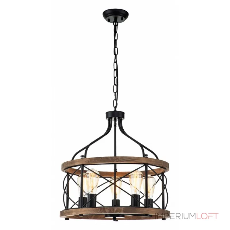 Подвесная люстра Indigo Camino 10017/5P Black