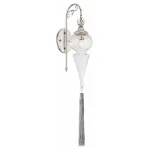 Бра Ideal Lux Hammam HAMMAM AP1 Цвет арматуры серебро Цвет плафонов прозрачный от ImperiumLoft