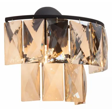 Бра Vitaluce V5278 V5278-1/3A Цвет арматуры чёрный Цвет плафонов янтарный