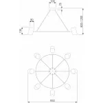 Подвесная люстра 70147/8