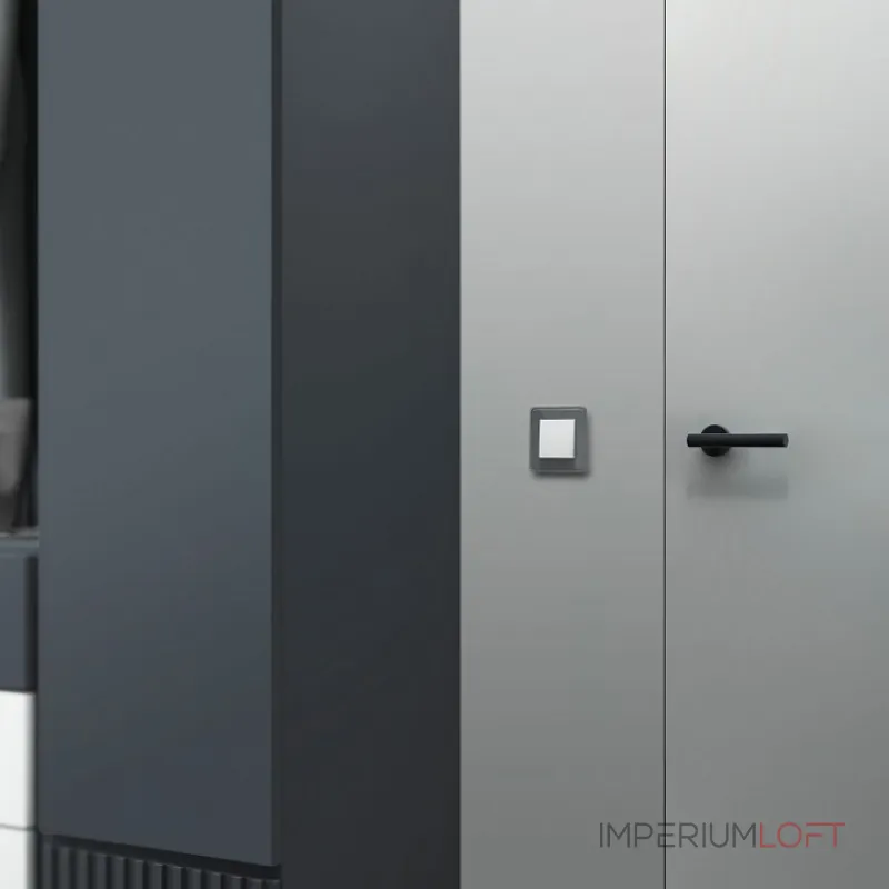 Выключатель проходной одноклавишный Werkel Белые матовые W1112061 от ImperiumLoft