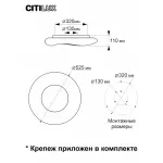 Потолочный светильник Citilux Стратус Смарт CL732A520G
