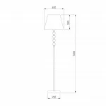 Торшер Eurosvet Rigel 01057/1 черный от ImperiumLoft