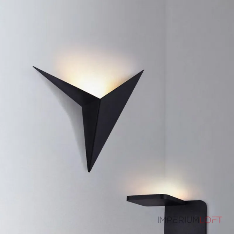 Накладной светильник Maytoni Trame C808WL-L3B Цвет арматуры черный Цвет плафонов черный от ImperiumLoft