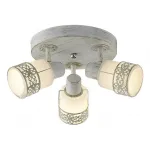 Спот Eurosvet 20025-20026 20026/3 белый с золотом Цвет арматуры золото от ImperiumLoft