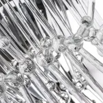 Накладной светильник Divinare Vetro 7565/02 AP-1 Цвет плафонов прозрачный Цвет арматуры никель от ImperiumLoft