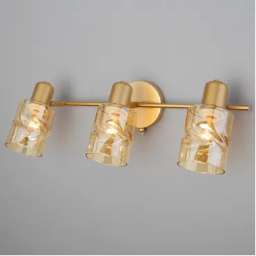 Настенный светильник со стеклянными плафонами 20120/3 перламутровое золото Настенный светильник со стеклянными плафонами 20120/3 перламутровое золото