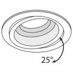Встраиваемый светильник Maytoni Akron DL025-2-01W Цвет арматуры белый от ImperiumLoft