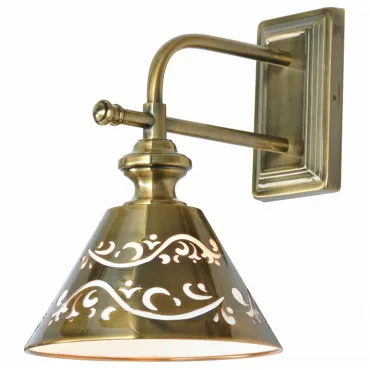 Бра Arte Lamp Kensington A1511AP-1PB Цвет арматуры бронза Цвет плафонов бронза