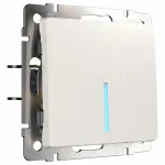 Выключатель одноклавишный с подсветкой без рамки Werkel W111 3 W1110113 от ImperiumLoft