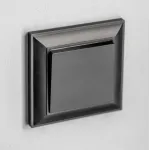 Выключатель одноклавишный без рамки Werkel черный матовый W1110008 от ImperiumLoft