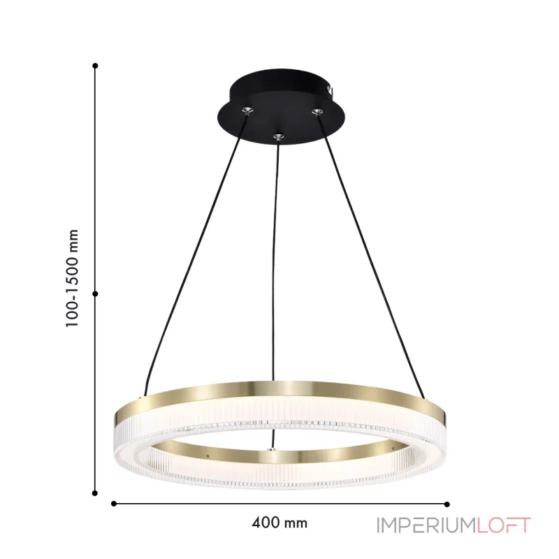 Подвесная люстра Favourite Cirkler 4400-4P от ImperiumLoft