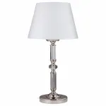 Настольная лампа декоративная Maytoni Riverside MOD018TL-01CH Цвет арматуры хром Цвет плафонов белый от ImperiumLoft