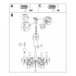 Подвесная люстра Cuimbra Ii 63113-5 Globo