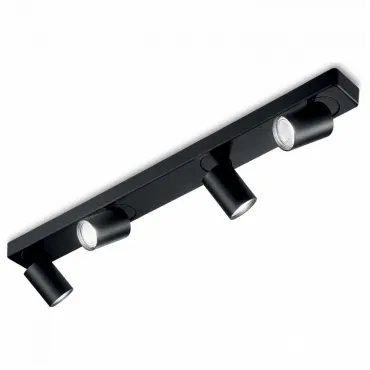 Спот Ideal Lux Rudy RUDY PL4 NERO Цвет плафонов черный Спот Ideal Lux Rudy RUDY PL4 NERO Цвет плафонов черный