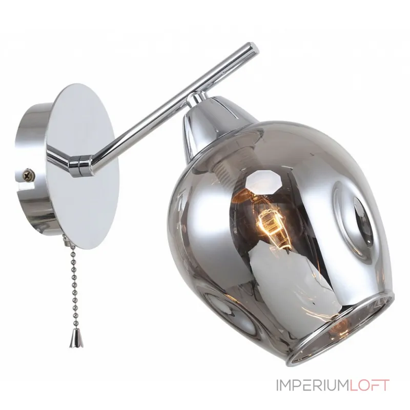 Бра F-promo Tilda 2657-1W Цвет арматуры хром Цвет плафонов серый от ImperiumLoft Бра F-promo Tilda 2657-1W Цвет арматуры хром Цвет плафонов серый от ImperiumLoft