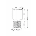 Настольная лампа декоративная Arte Lamp Fiori A4429LT-1WA Цвет плафонов белый Цвет арматуры белый от ImperiumLoft