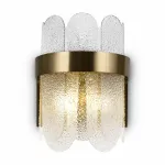 Накладной светильник Freya Deserto FR5141WL-02BS Цвет арматуры золото Цвет плафонов прозрачный от ImperiumLoft