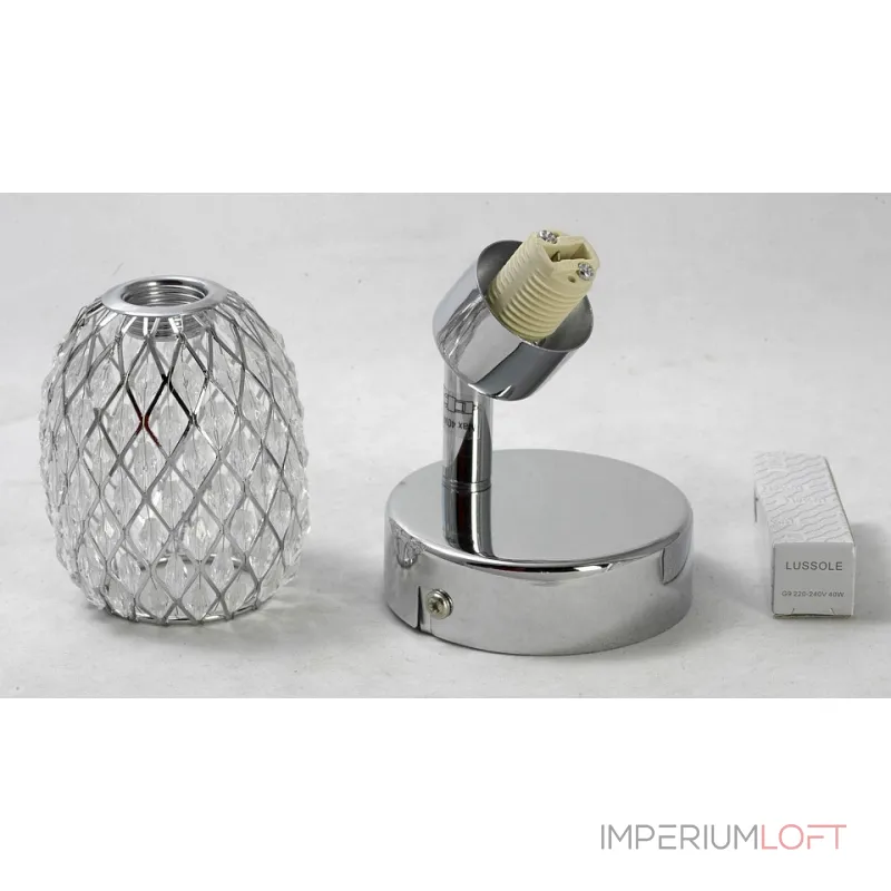 Спот LGO Jeddito LSP-0122 Цвет арматуры хром Цвет плафонов хром от ImperiumLoft