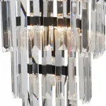 Накладной светильник Vitaluce V18 V1808-1/6A Цвет арматуры черный Цвет плафонов прозрачный от ImperiumLoft