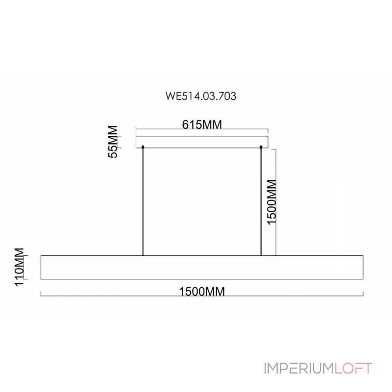 Подвесной светильник Wertmark Edda WE514.03.703 от ImperiumLoft Подвесной светильник Wertmark Edda WE514.03.703 от ImperiumLoft