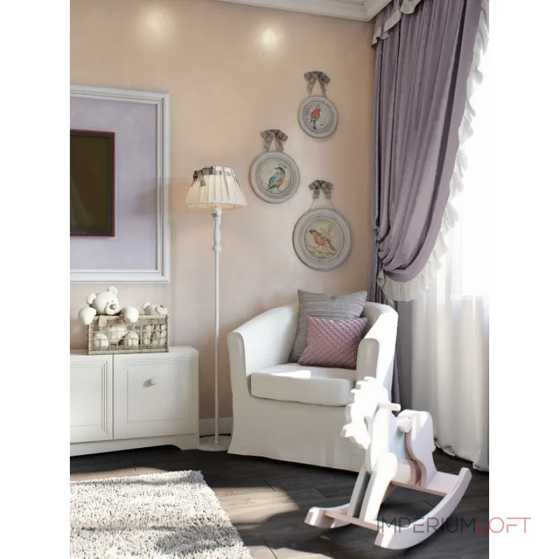 Торшер Maytoni Bird ARM013-22-W Цвет арматуры белый Цвет плафонов белый от ImperiumLoft