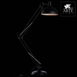 Торшер Arte Lamp Goliath A2487PN-1BK Цвет арматуры черный Цвет плафонов черный от ImperiumLoft