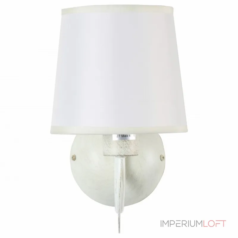 Бра Arte Lamp Orlean A9310AP-1WG Цвет арматуры золото Цвет плафонов белый от ImperiumLoft