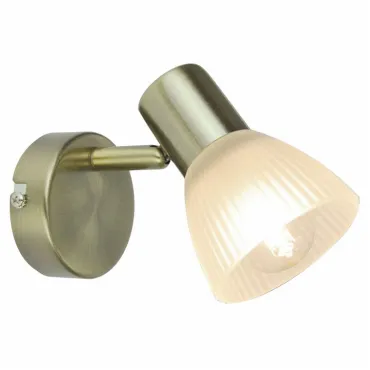 Спот Arte Lamp Parry A5062AP-1AB Цвет арматуры бронза Цвет плафонов белый