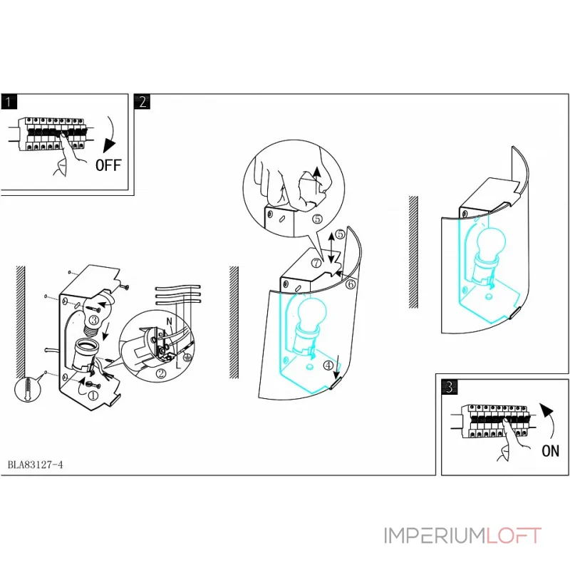 Накладной светильник Eglo ПРОМО Grafik 84028 Цвет арматуры хром от ImperiumLoft