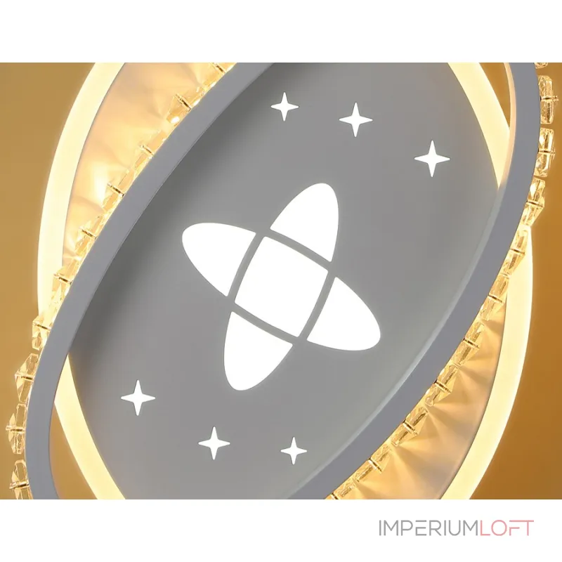 Накладной светильник Ambrella Ice 17 FA234 Цвет арматуры белый Цвет плафонов прозрачный от ImperiumLoft