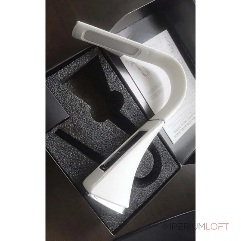 Настольная лампа офисная Arte Lamp Supervisor A1706LT-1WH Цвет арматуры хром Цвет плафонов белый от ImperiumLoft Настольная лампа офисная Arte Lamp Supervisor A1706LT-1WH Цвет арматуры хром Цвет плафонов белый от ImperiumLoft