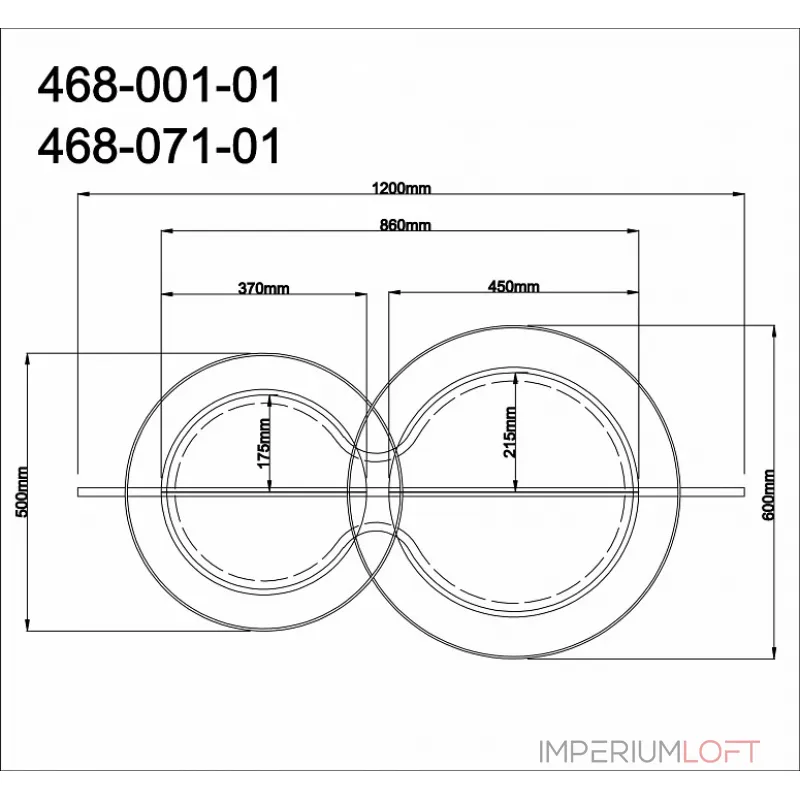 Накладной светильник Velante 468 468-001-01 от ImperiumLoft Накладной светильник Velante 468 468-001-01 от ImperiumLoft