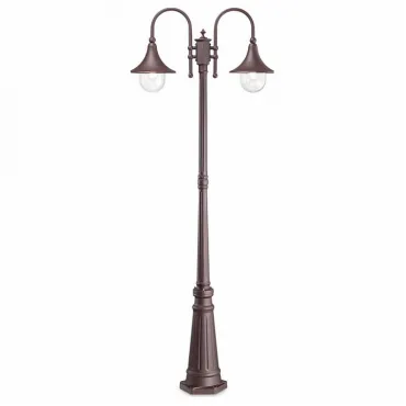 Фонарный столб Ideal Lux Cima CIMA PT2 COFFEE Цвет плафонов коричневый Фонарный столб Ideal Lux Cima CIMA PT2 COFFEE Цвет плафонов коричневый