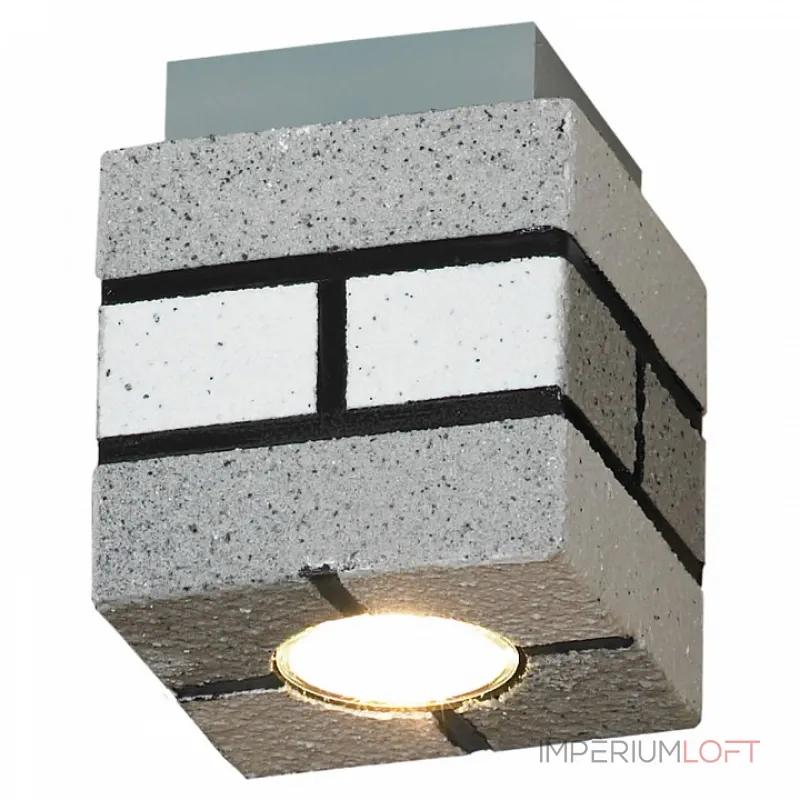 Накладной светильник Lussole Mount Vernon LSP-9686 Цвет арматуры черный Цвет плафонов серый от ImperiumLoft