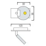 Спот Horoz Electric Side HRZ00000442 Цвет арматуры хром от ImperiumLoft