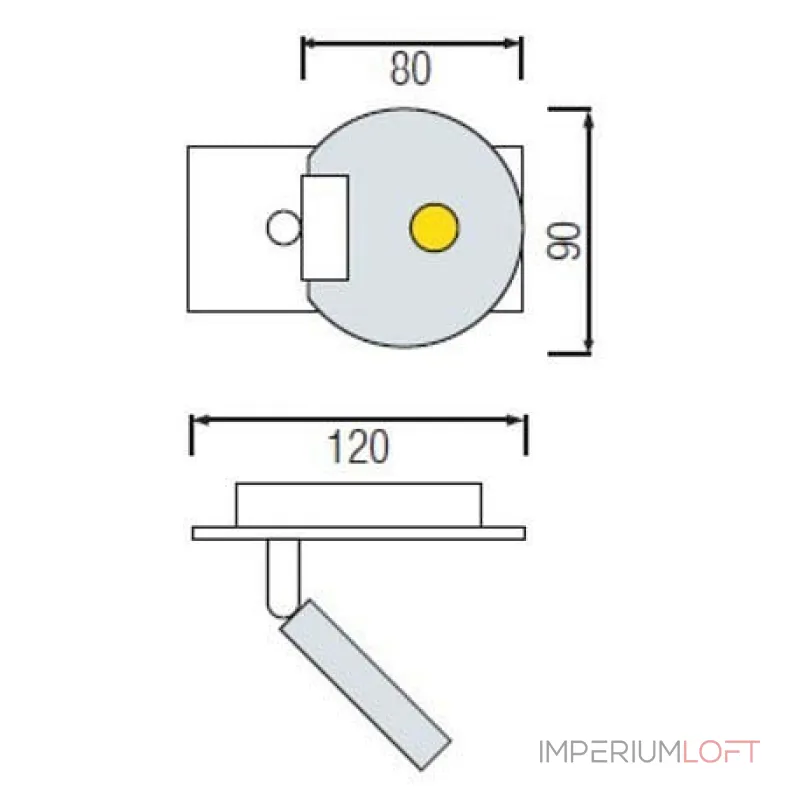 Спот Horoz Electric Side HRZ00000442 Цвет арматуры хром от ImperiumLoft