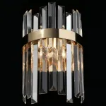 Накладной светильник Aployt Melisa APL.747.01.01 Цвет арматуры латунь Цвет плафонов прозрачный от ImperiumLoft