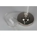 Настольная лампа декоративная Aployt Nikolet APL.714.04.01 Цвет арматуры хром Цвет плафонов голубой от ImperiumLoft