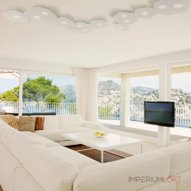 Накладной светильник Mantra Area 6640 Цвет арматуры белый Цвет плафонов белый от ImperiumLoft