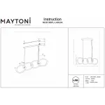 Подвесной светильник Maytoni MOD165PL-L40G3K