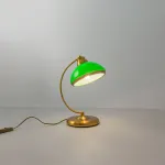 Настольная лампа офисная Citilux Краков CL401815 Цвет арматуры бронза Цвет плафонов зеленый от ImperiumLoft