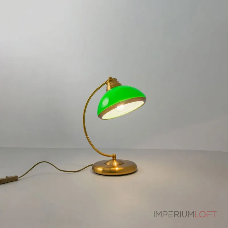 Настольная лампа офисная Citilux Краков CL401815 Цвет арматуры бронза Цвет плафонов зеленый от ImperiumLoft