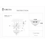 Потолочный светильник Freya FR2913-CL-02-BZ