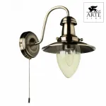 Бра Arte Lamp Fisherman A5518AP-1AB Цвет арматуры бронза Цвет плафонов прозрачный от ImperiumLoft