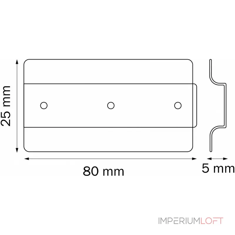 Крепление для трека Lightstar Barra 505180 от ImperiumLoft